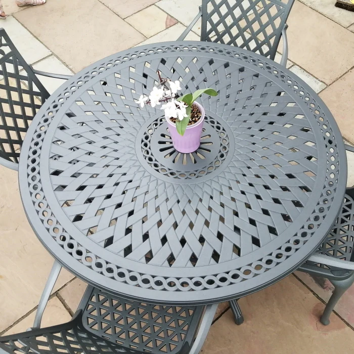 Alice Table 4 Seater Set - Slate - Image 14