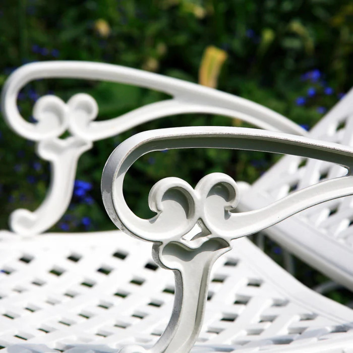 Amber Lounger Set - White - Image 3