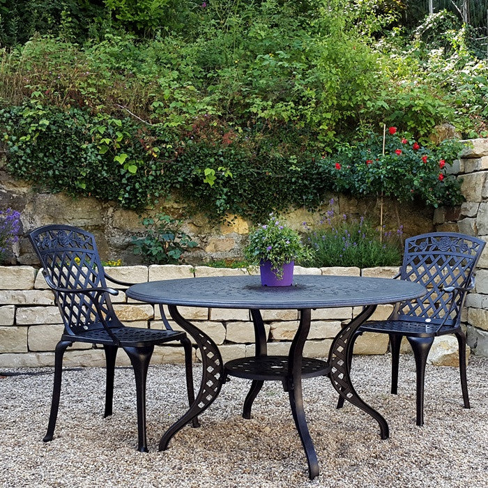 Amy Table 4 Seater Set - Antique Bronze - Image 11