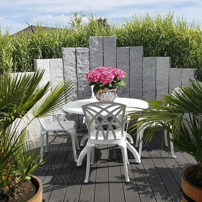Amy Table 6 Seater Set - White - Image 8