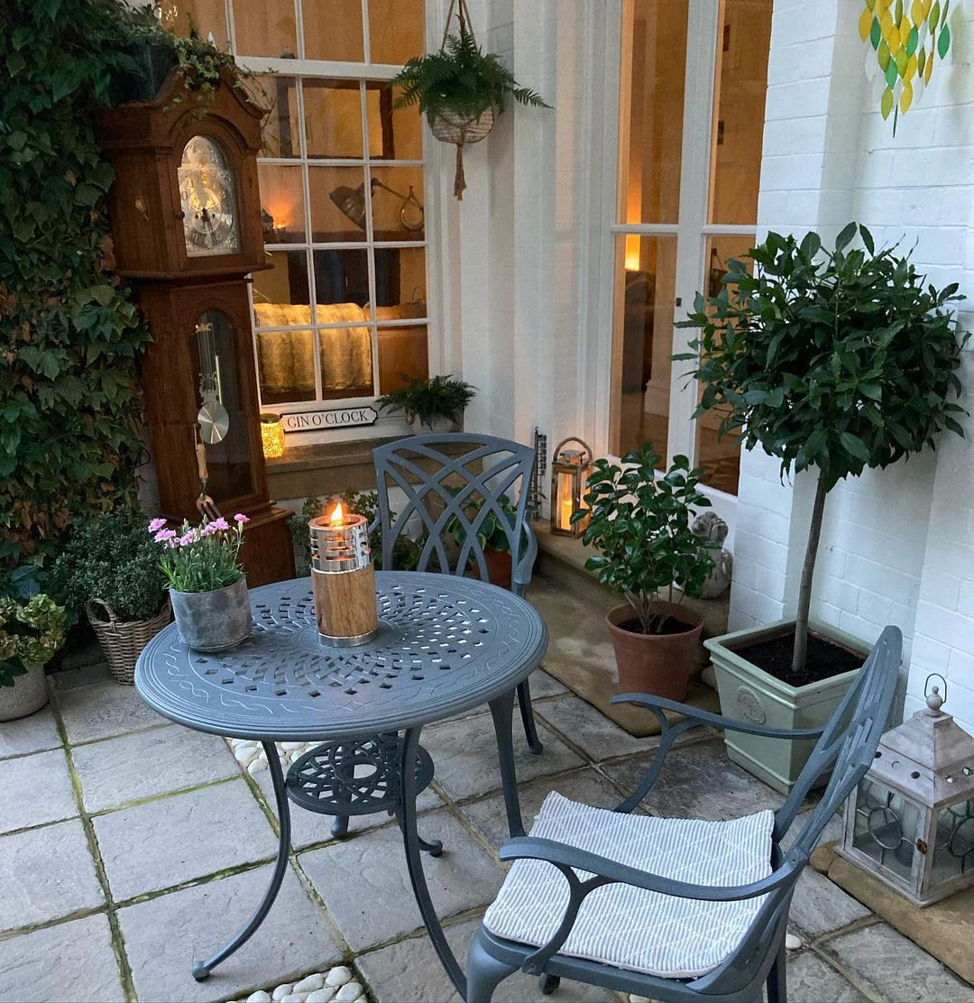 Anna Table 2 Seater Set - Slate - Image 13