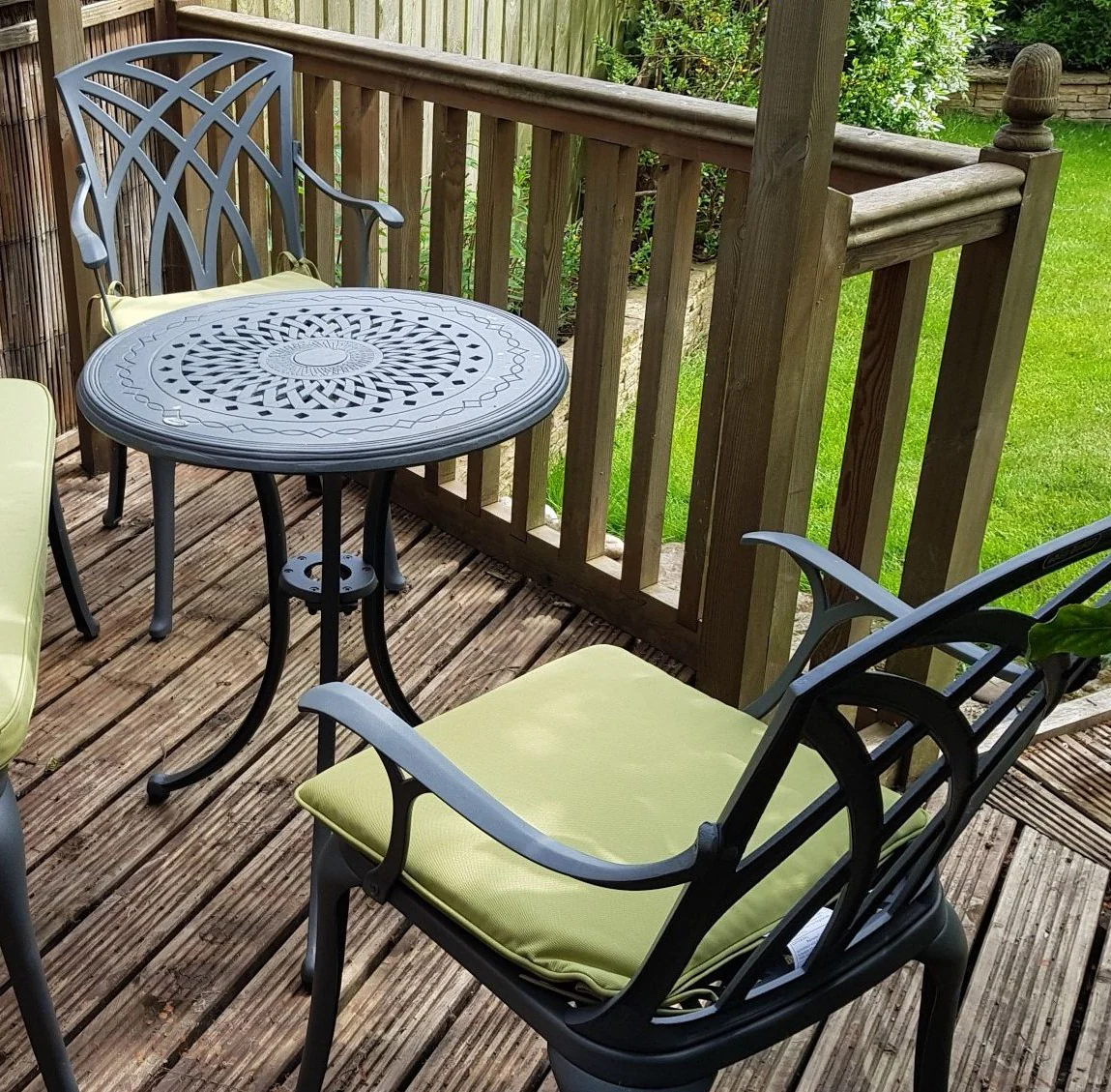 Anna Table 2 Seater Set - Slate - Image 8