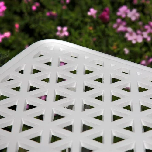 Claire Table 2 Seater Set - White - Image 5