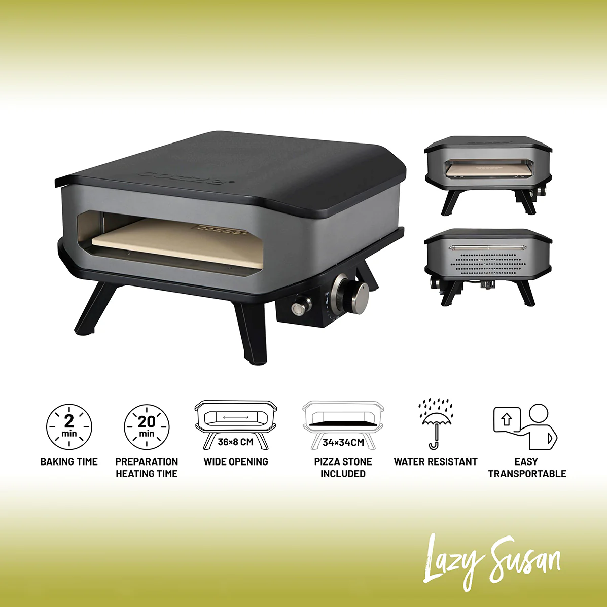 Cozze 13" Pizza Oven Set - Image 10