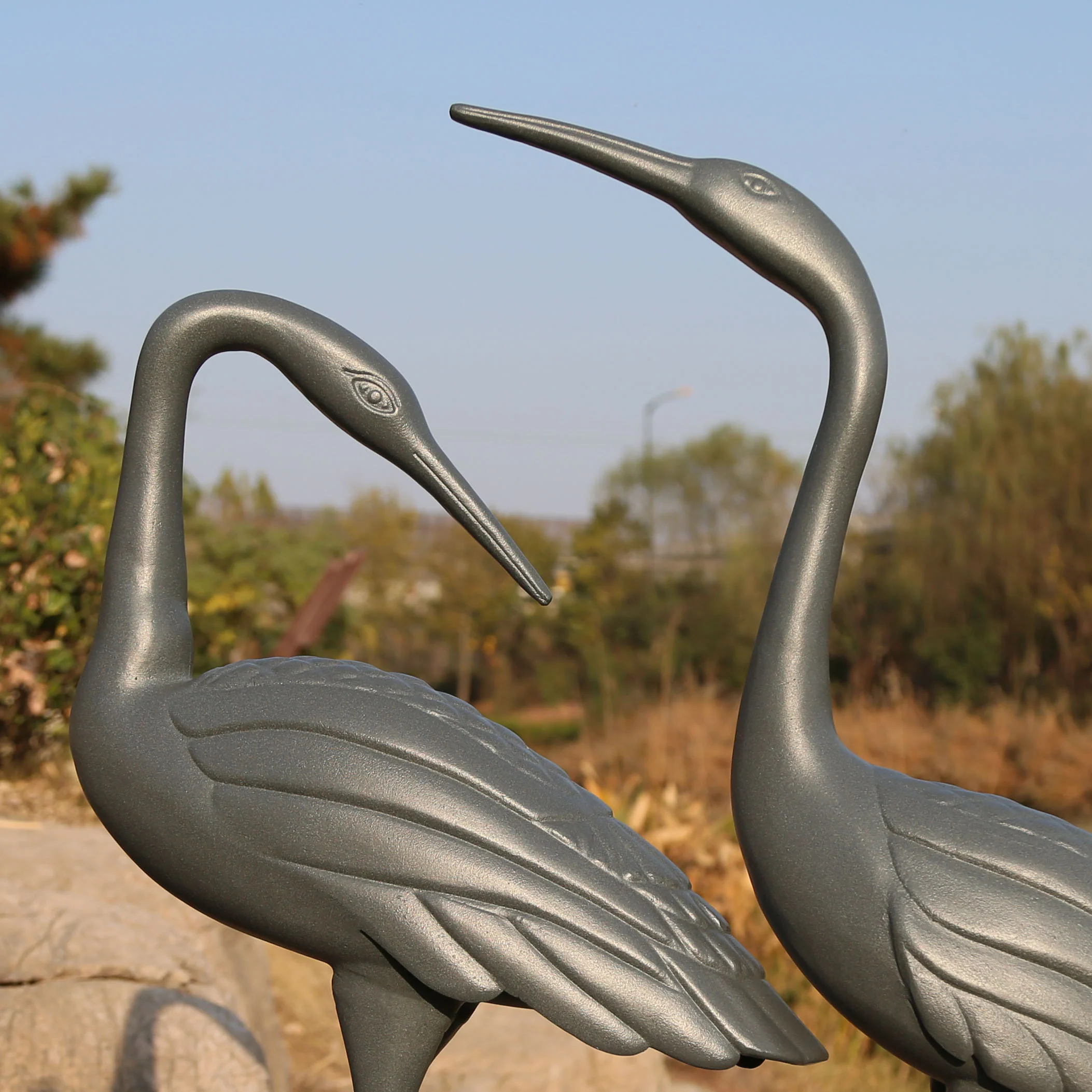 Crane Pair - Slate Grey - Image 2