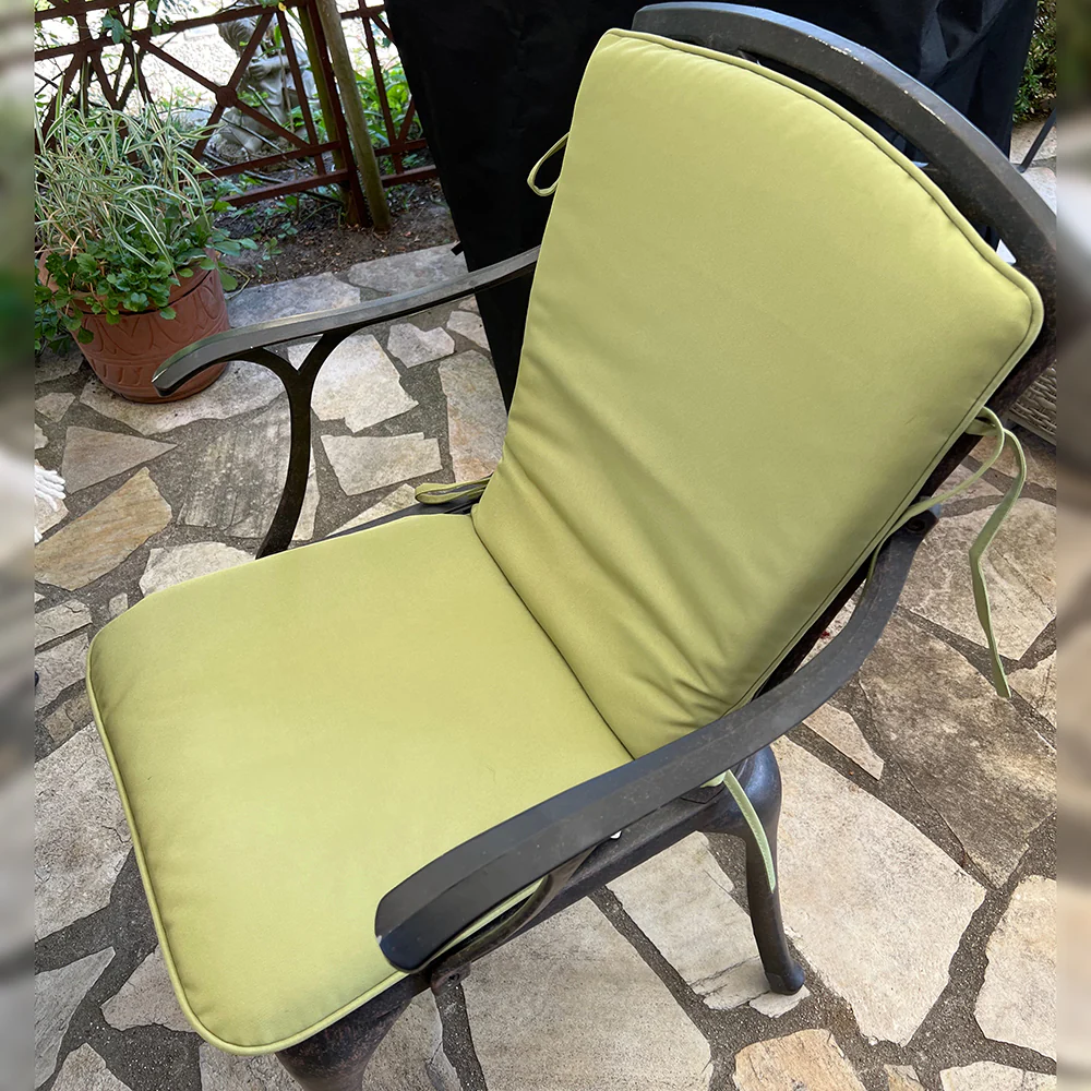Curve Back Cushion - Green - Image 2