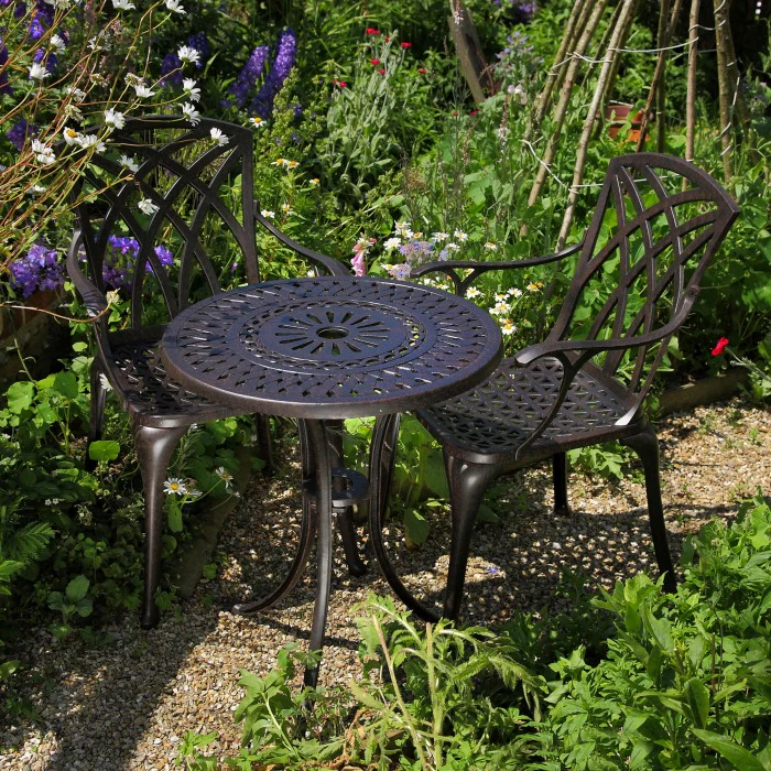 Eve Bistro Table - Antique Bronze - Image 3