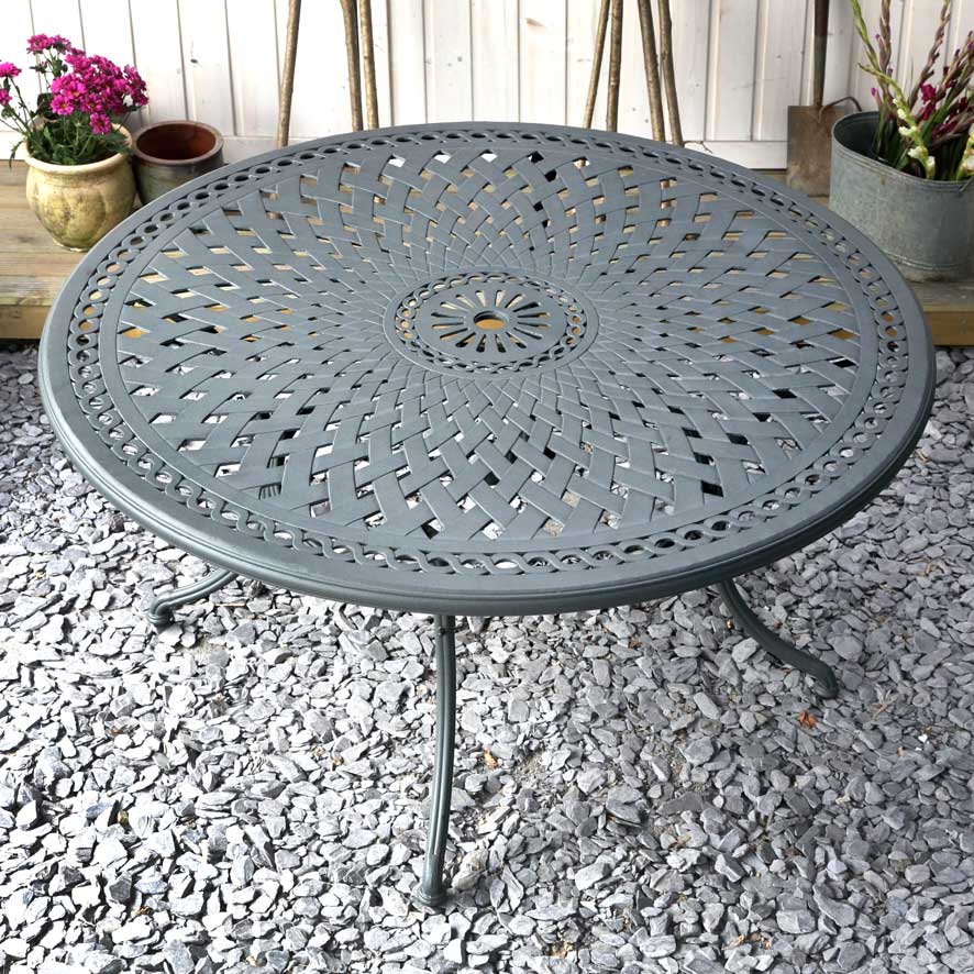 Frances Table 8 Seater Set - Slate - Image 10