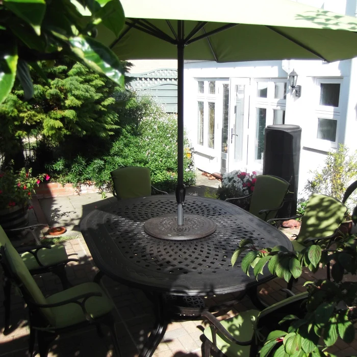 Gloria Table 10 Seater Set - Antique Bronze - Image 9