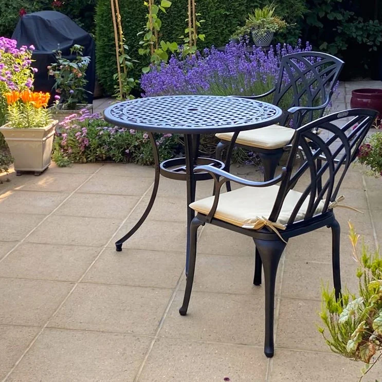 Hannah Table 2 Seater Set - Antique Bronze - Image 9