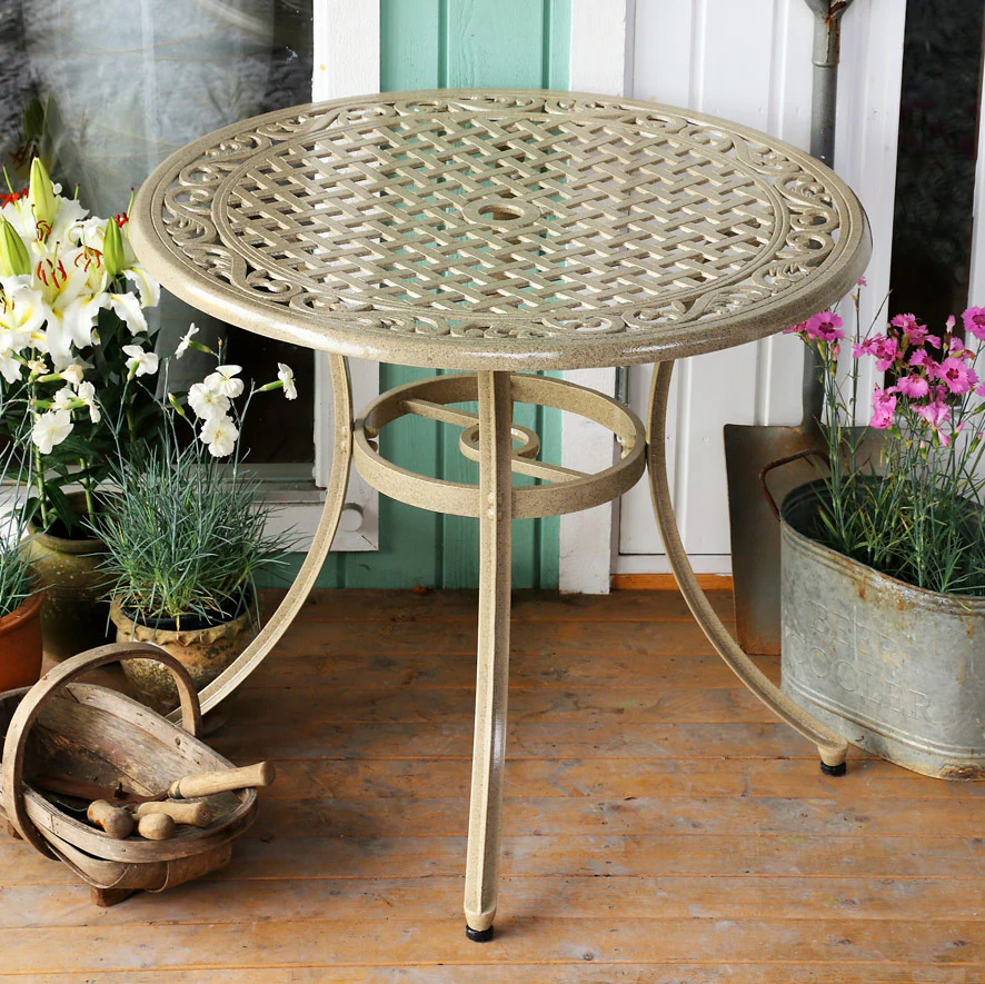 Hannah Table 2 Seater Set - Sandstone - Image 9