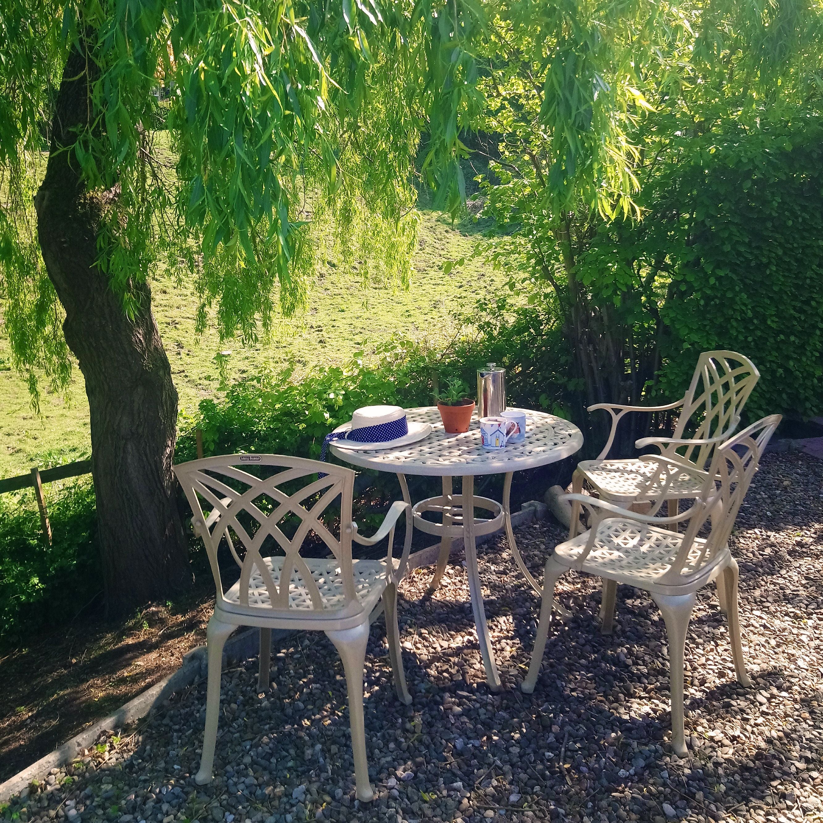 Hannah Table 4 Seater Set - Sandstone - Image 5