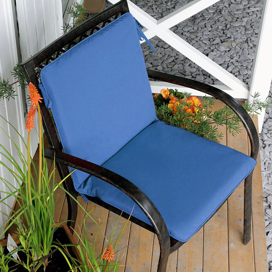 High Back Cushion - Blue - Image 3