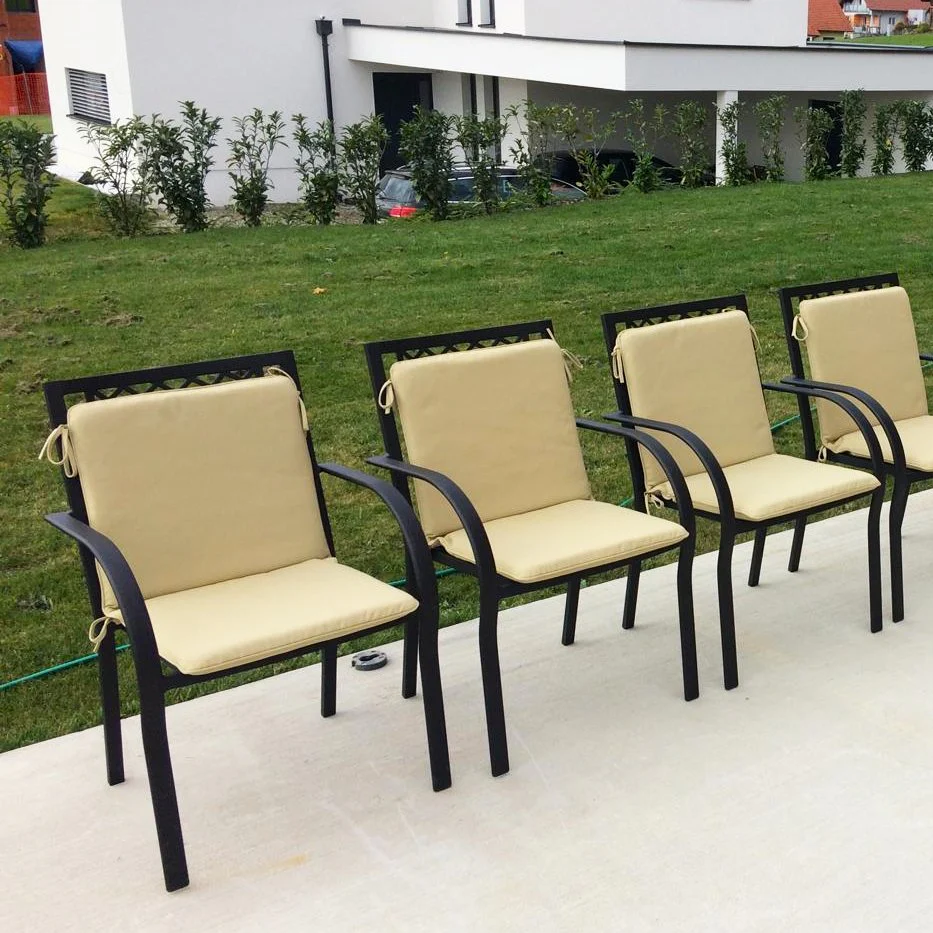 High Back Cushion Stone - Image 2