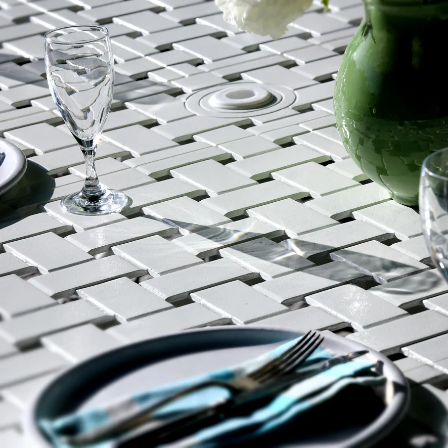 Isabelle Table 12 Seater Set - White - Image 5