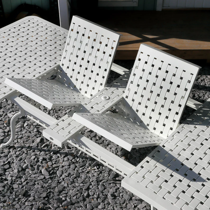 Isabelle Table 12 Seater Set - White - Image 8