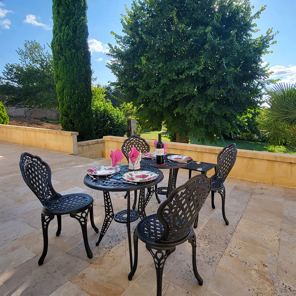 Ivy Bistro 2 Seater Set - Antique Bronze - Image 3