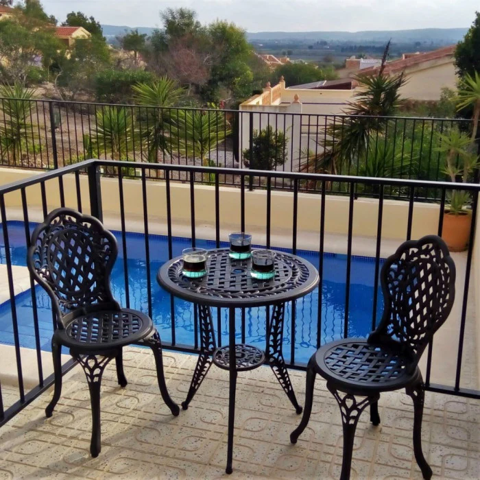 Ivy Bistro 2 Seater Set - Antique Bronze - Image 5
