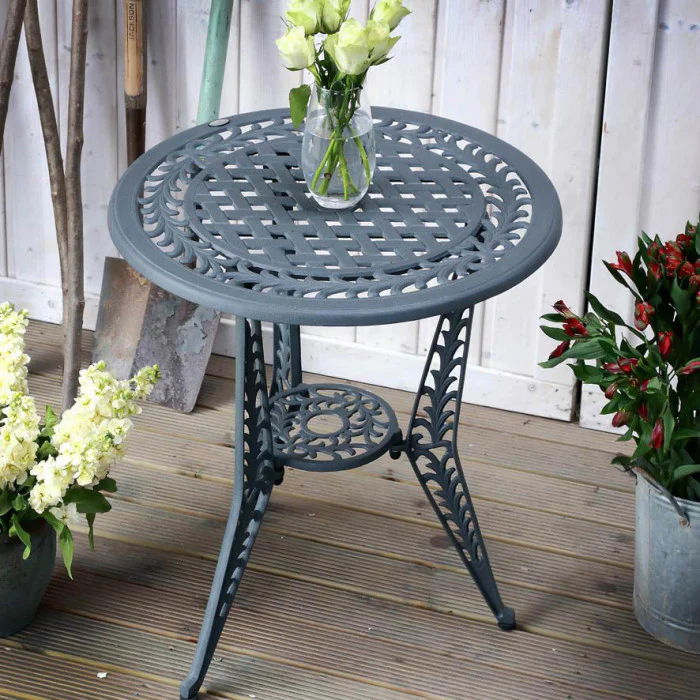 Ivy Bistro 2 Seater Set - Slate - Image 6