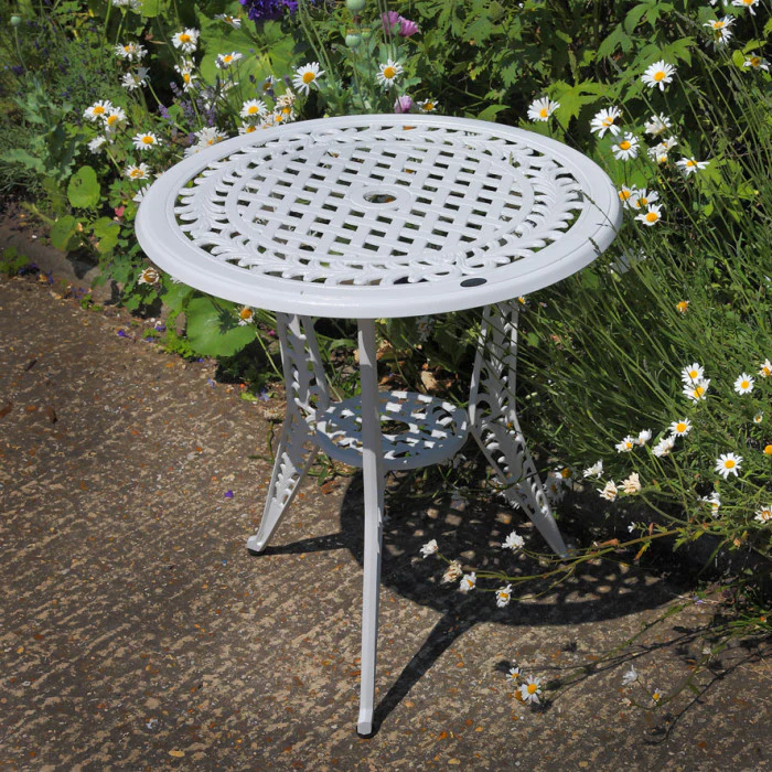 Ivy Bistro 2 Seater Set - White - Image 6
