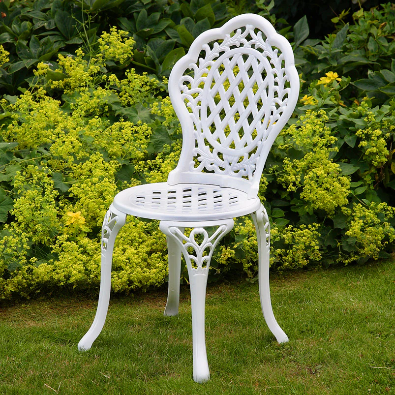 Ivy Bistro 2 Seater Set - White - Image 7