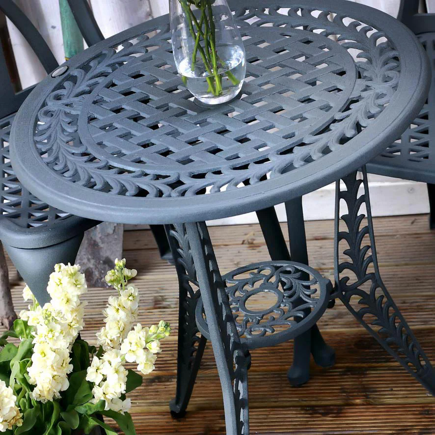 Ivy Bistro Table - Slate Grey - Image 4