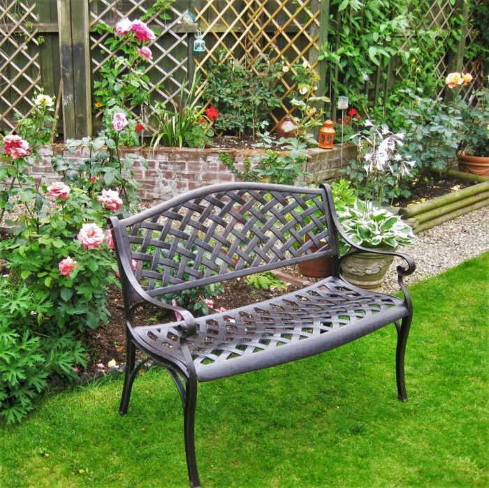 Jasmine Bench Set - Antique Bronze - Image 14