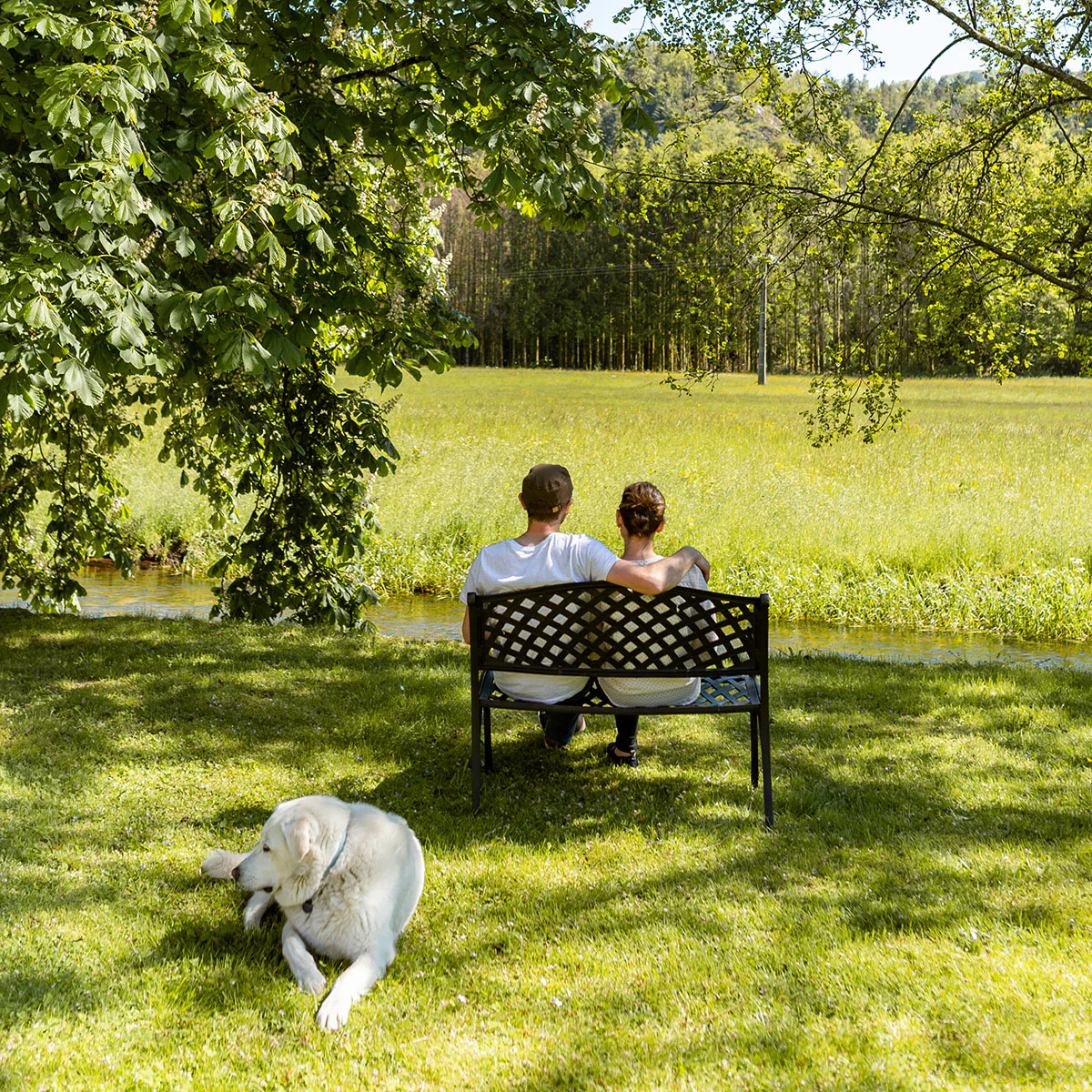 Jasmine Bench Set - Antique Bronze - Image 5