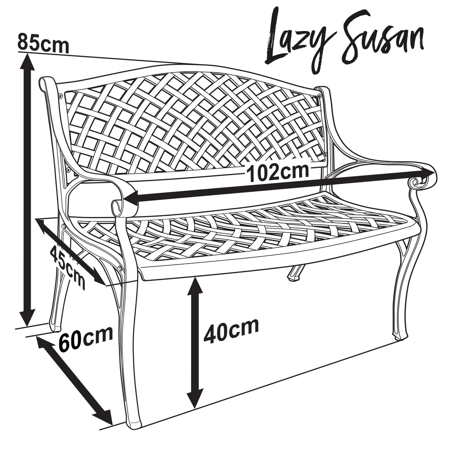 Jasmine Bench Set - Sandstone - Image 14