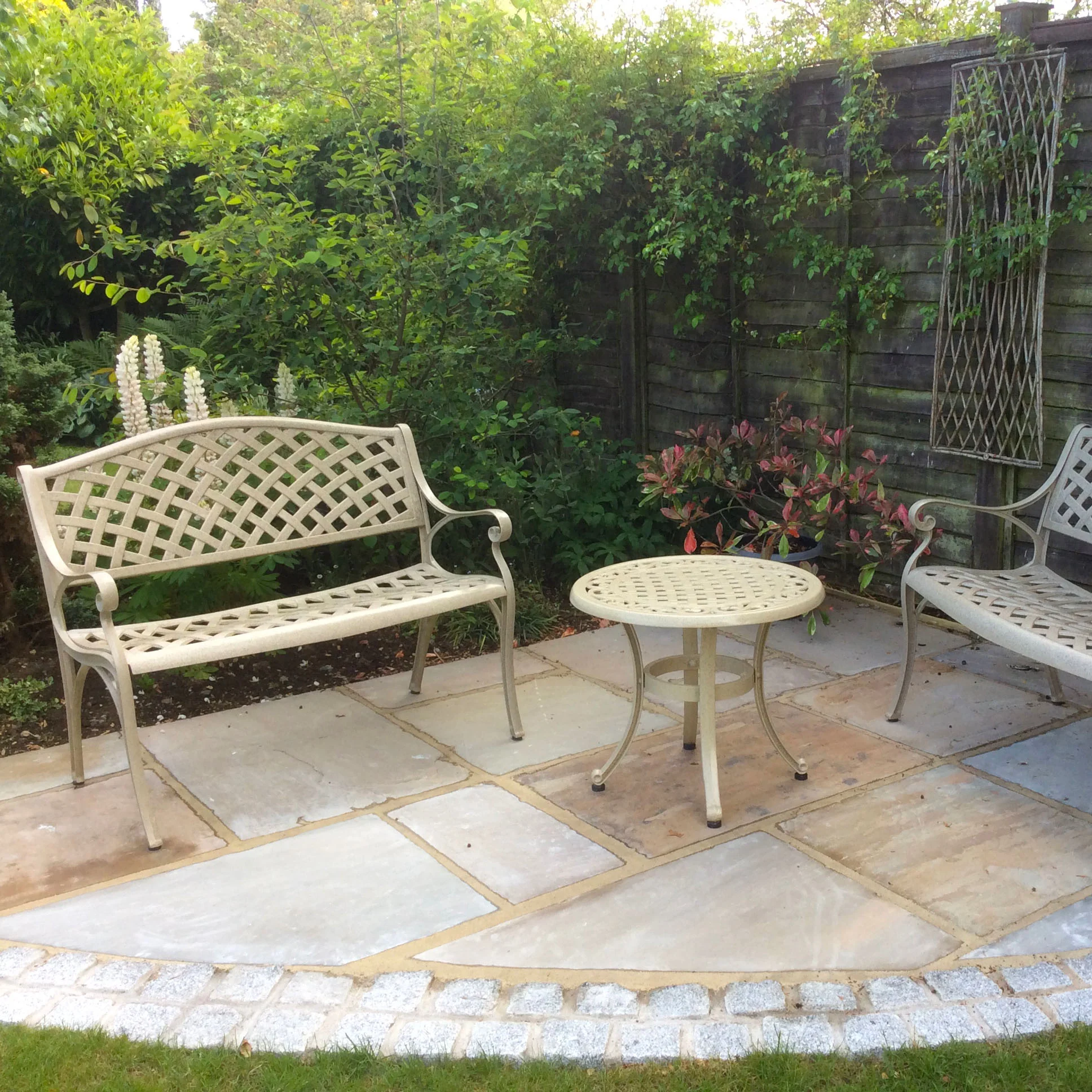 Jasmine Bench Set - Sandstone - Image 3