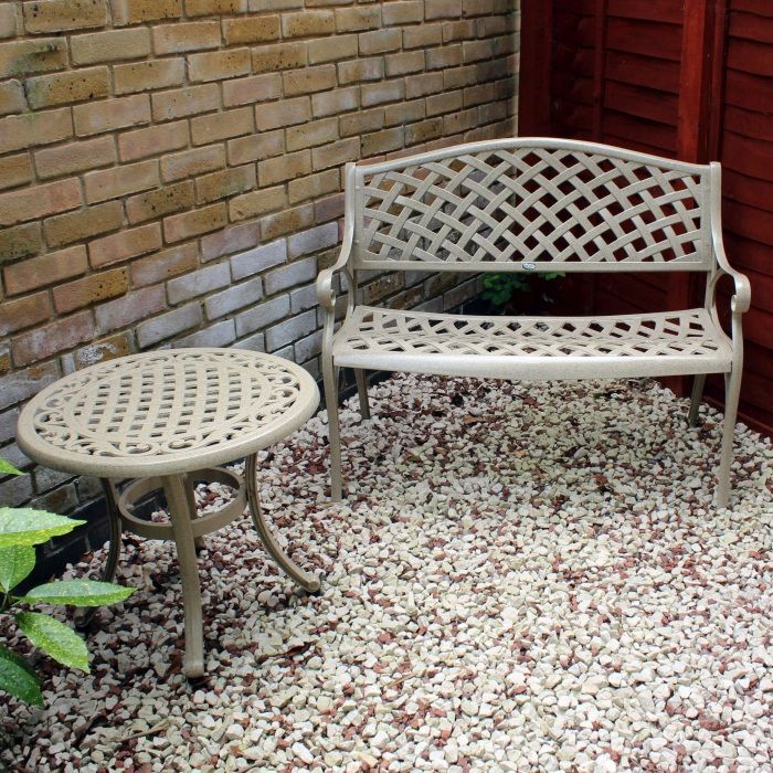 Jasmine Bench Set - Sandstone - Image 4