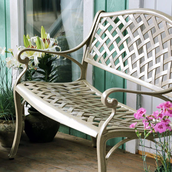 Jasmine Bench Set - Sandstone - Image 6