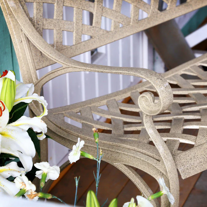 Jasmine Bench Set - Sandstone - Image 9