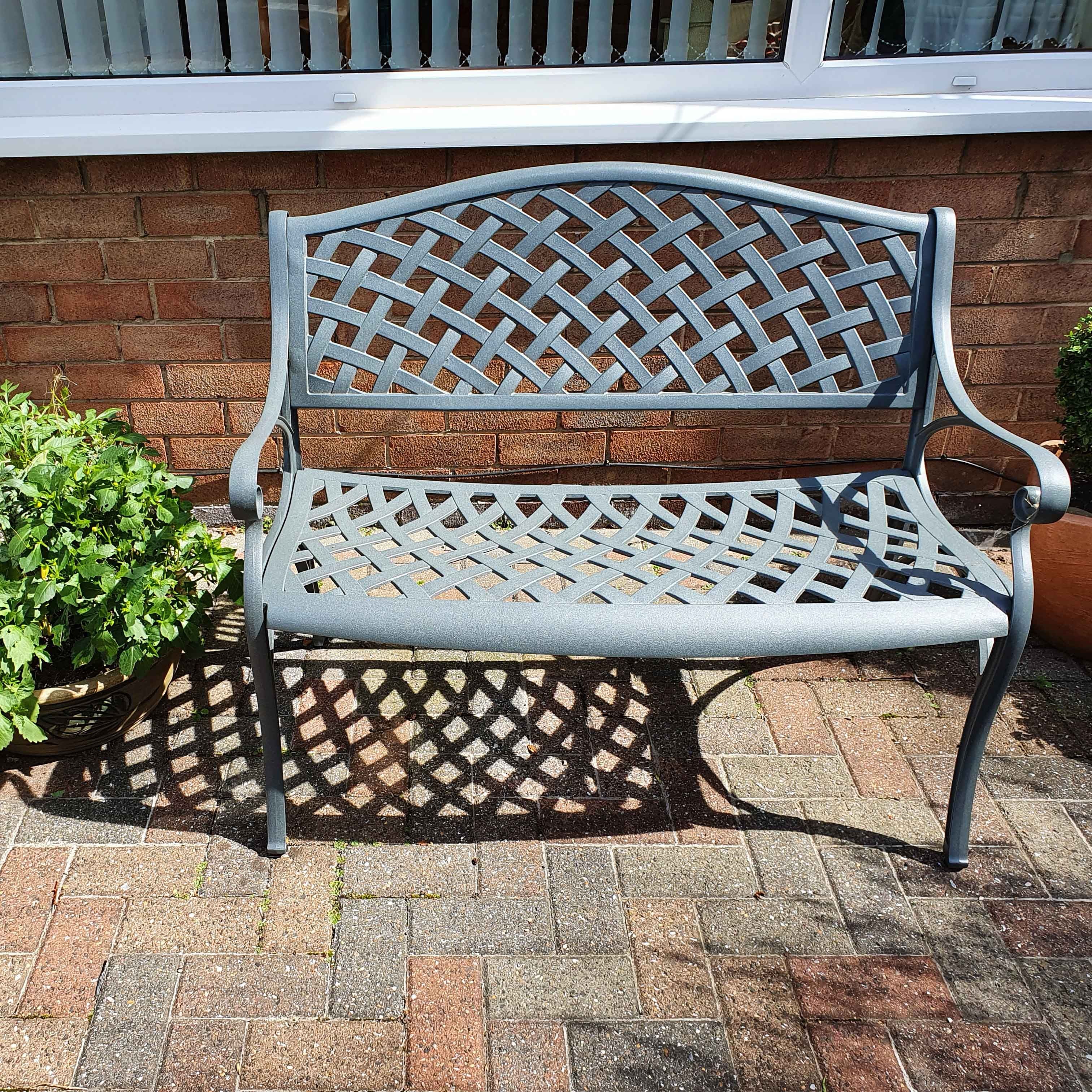 Jasmine Bench Set - Slate - Image 4