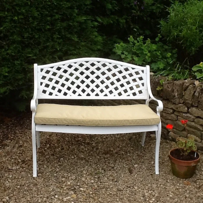 Jasmine Bench Set - White - Image 12