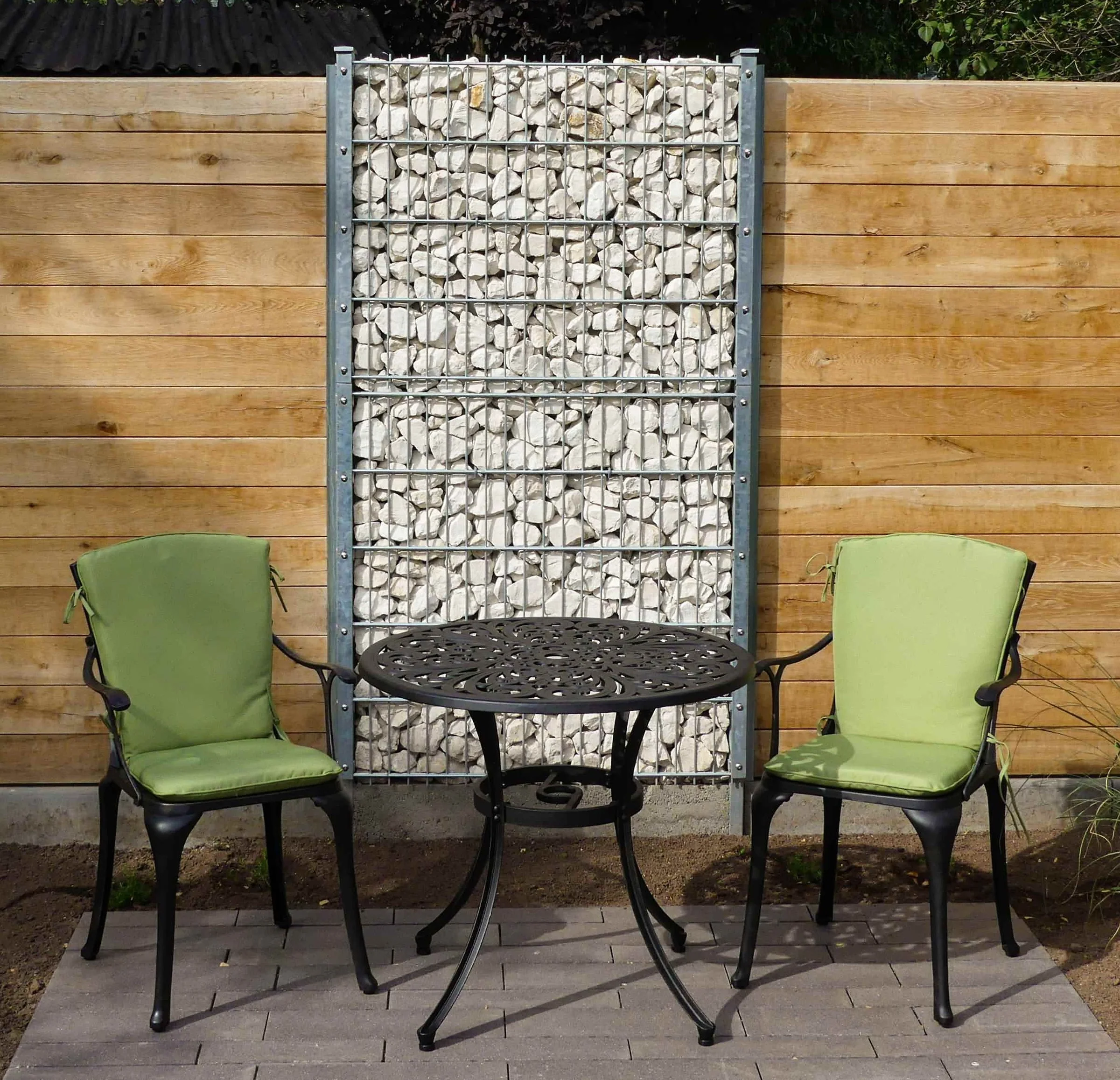 Jill Table 2 Seater Set - Antique Bronze - Image 2