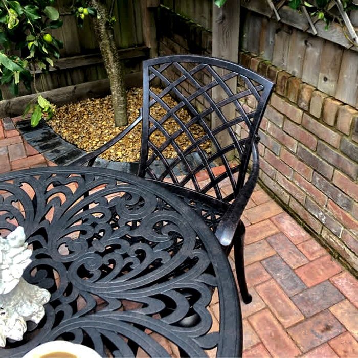 Jill Table 2 Seater Set - Antique Bronze - Image 5