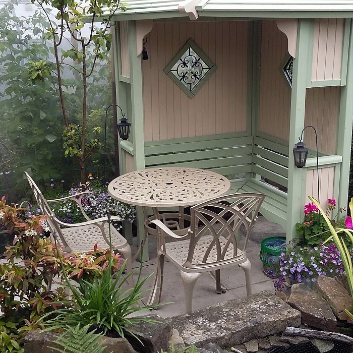 Jill Table 2 Seater Set - Sandstone - Image 10