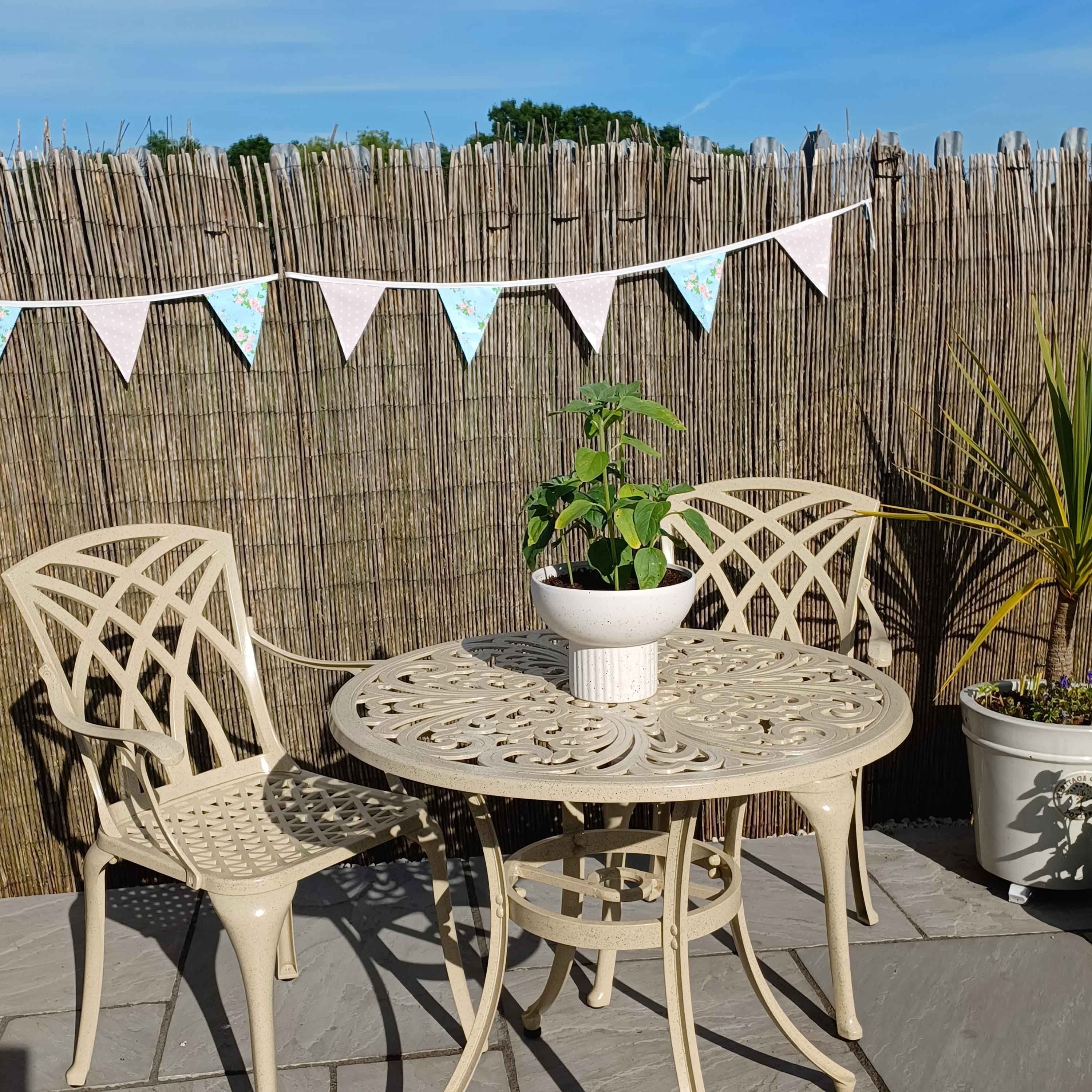 Jill Table 2 Seater Set - Sandstone - Image 5