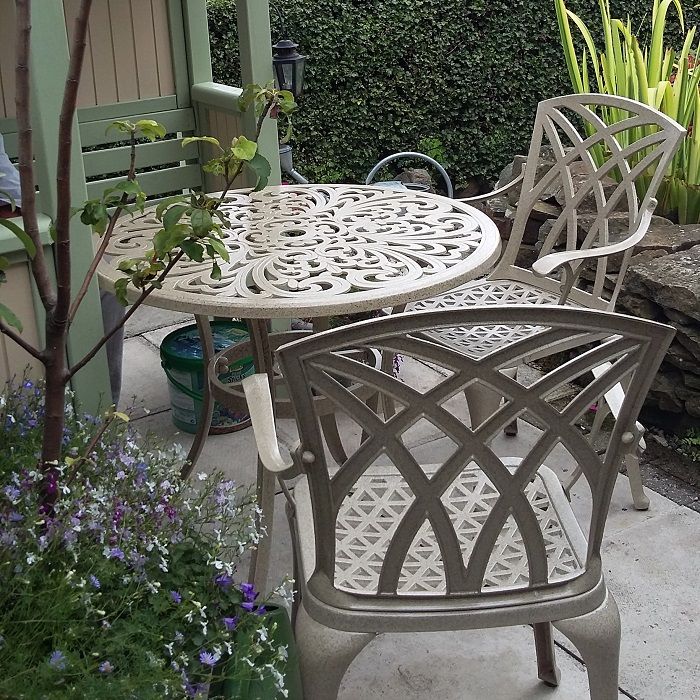 Jill Table 2 Seater Set - Sandstone - Image 7