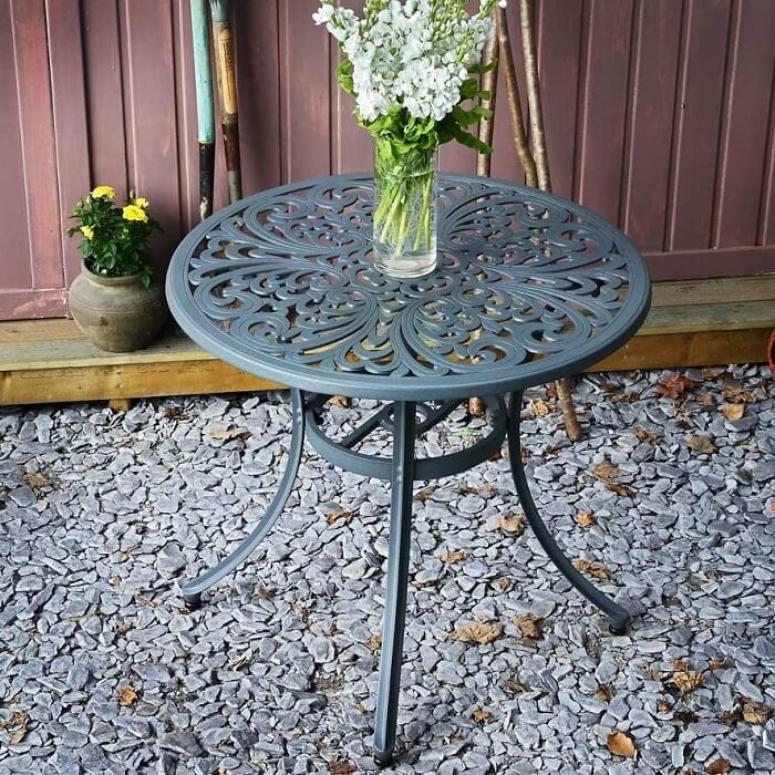 Jill Table 2 Seater Set - Slate - Image 8