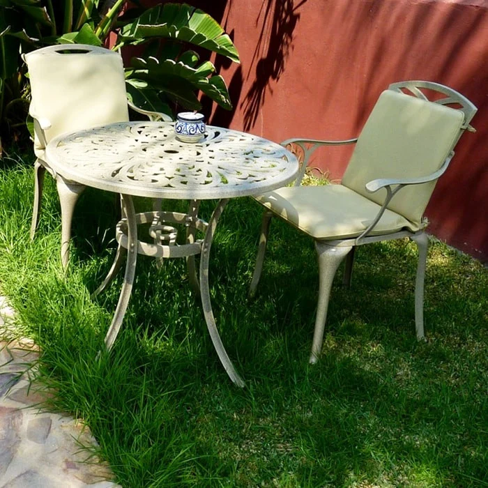 Jill Table 4 Seater Set - Sandstone - Image 8