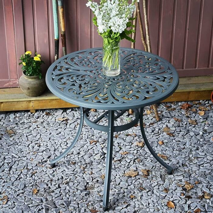 Jill Table 4 Seater Set - Slate - Image 10