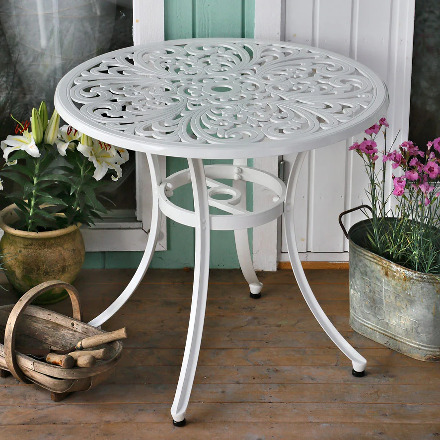 Jill Table 4 Seater Set - White - Image 12