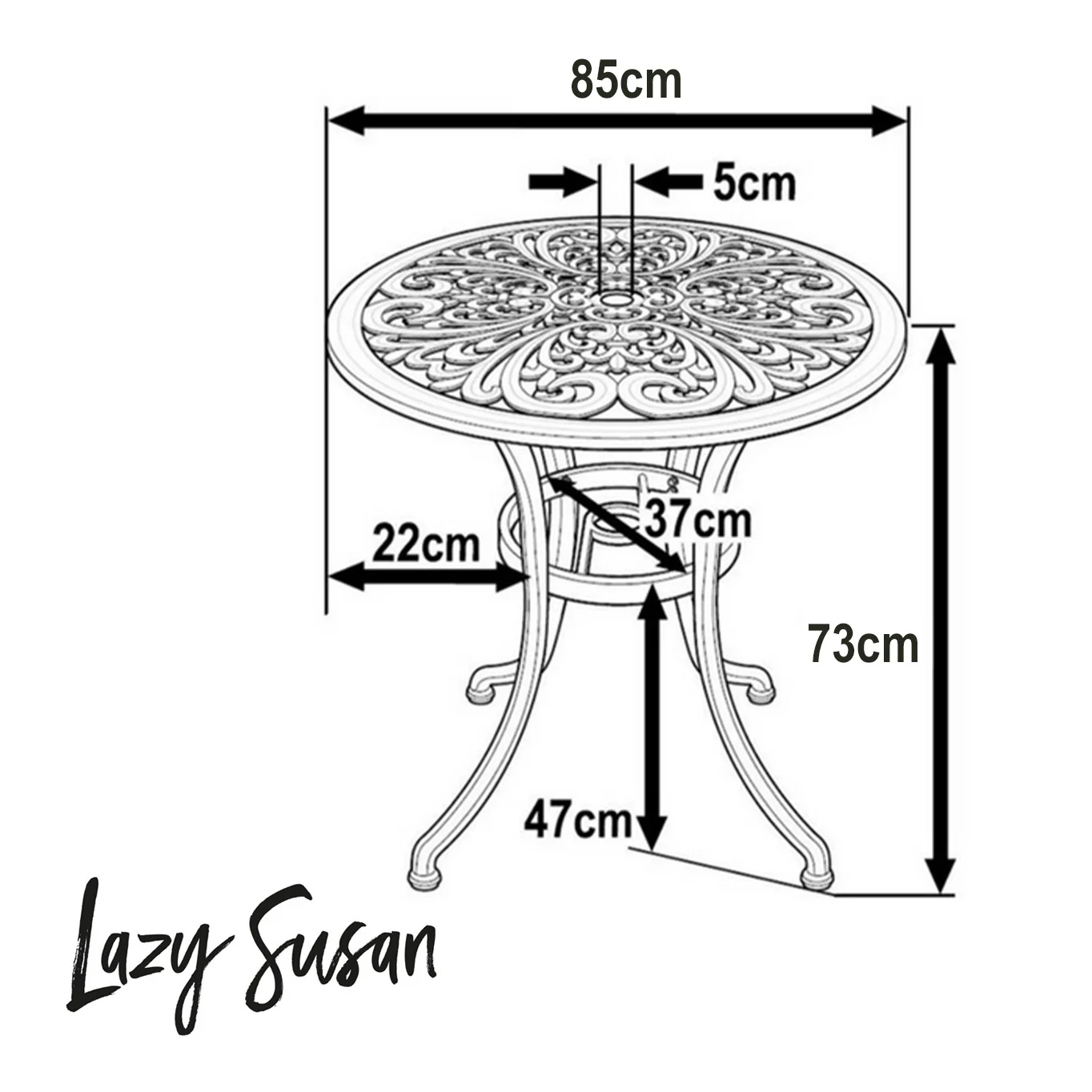 Jill Table - Sandstone - Image 6