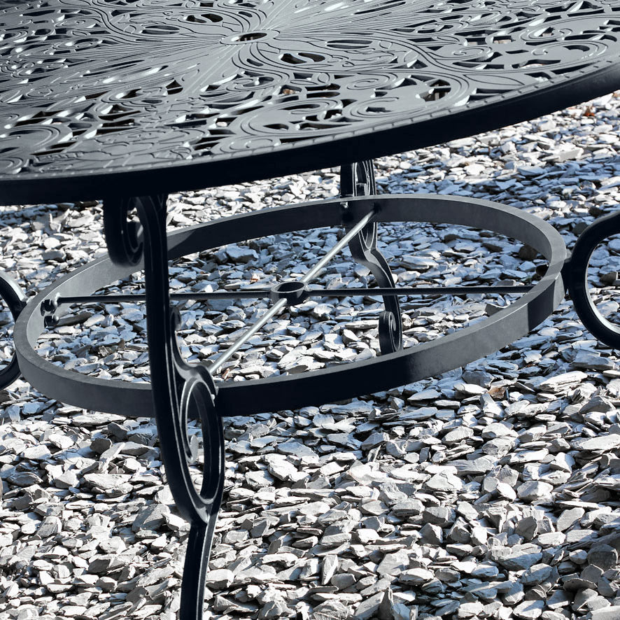 Joyce Table 6 Seater Set - Slate Grey - Image 4
