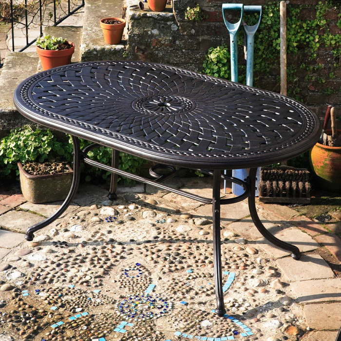 June Table 4 Seater Set - Antique Bronze - Image 16
