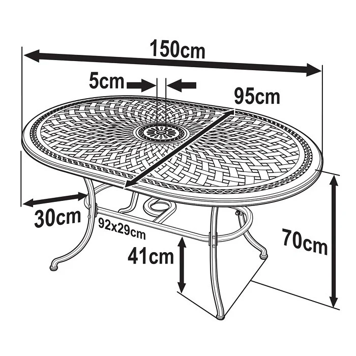 June Table 6 Seater Set - White - Image 17