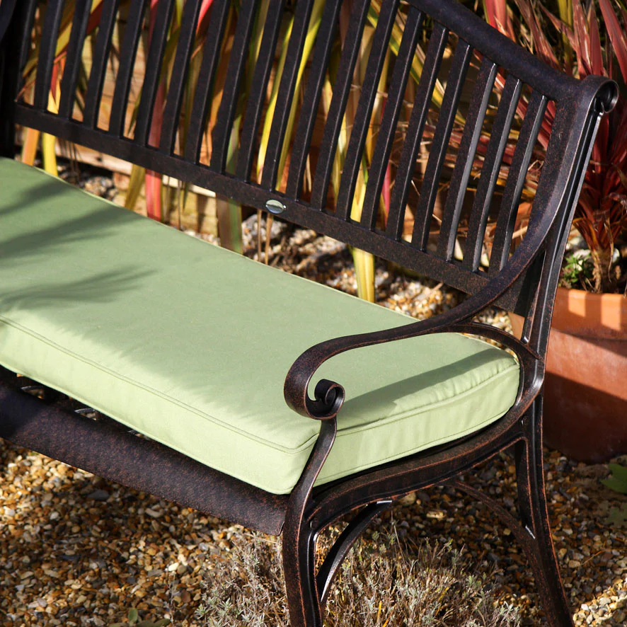 Lattice Bench Cushion - Green - Image 3