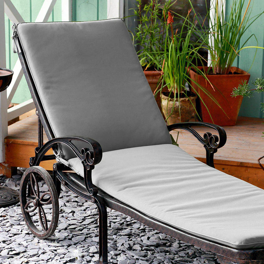 Lattice Lounger Cushion - Grey - Image 3